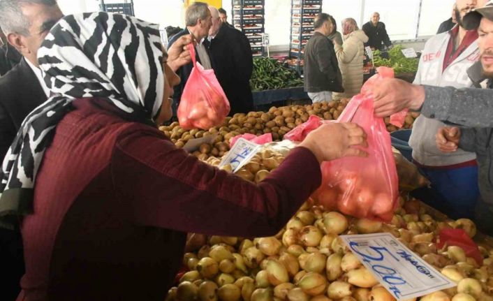Haymana’da kuru soğan 5 lira oldu