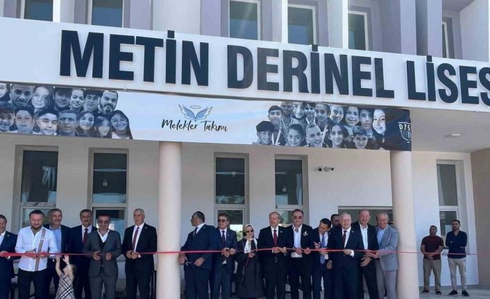 KKTC’de Yonpaş Metin Derinel Lisesi törenle açıldı