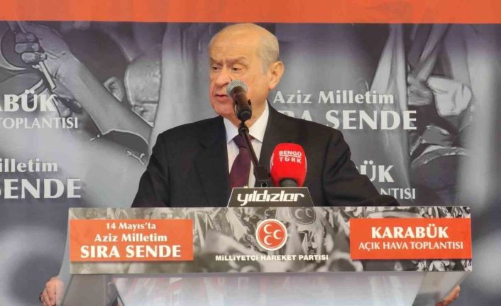 MHP Genel Başkanı Bahçeli, Karabük’te halka hitap etti