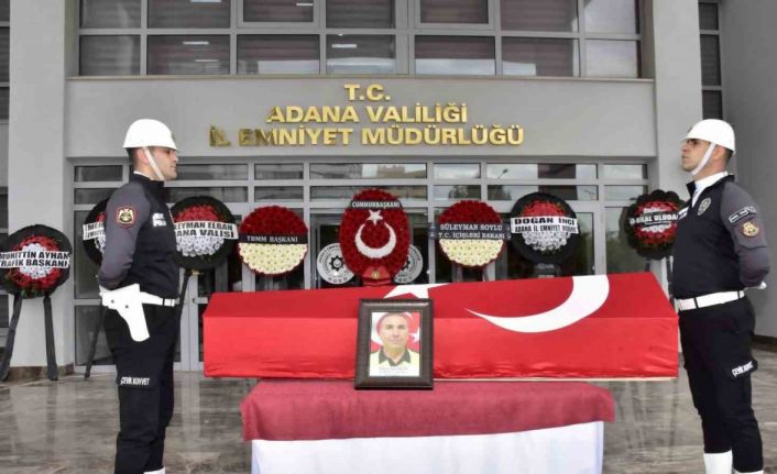 Şehit düşen polis için tören düzenlendi