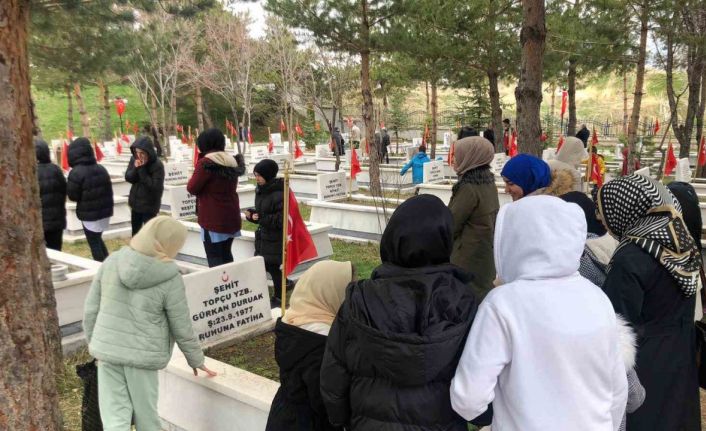 Sosyal Hizmetler kuruluşlarında kalan çocuklar, şehitler için hatim okudu