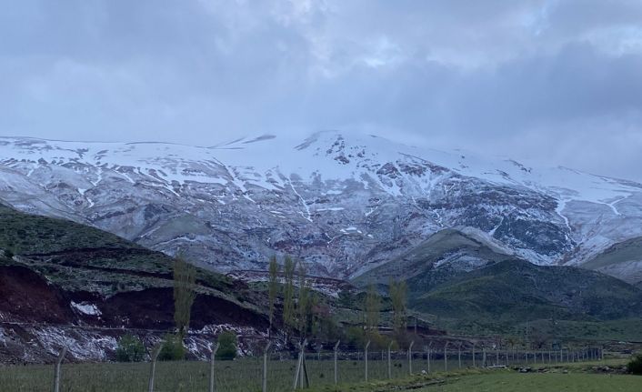 Ulubaba Dağı beyaza büründü