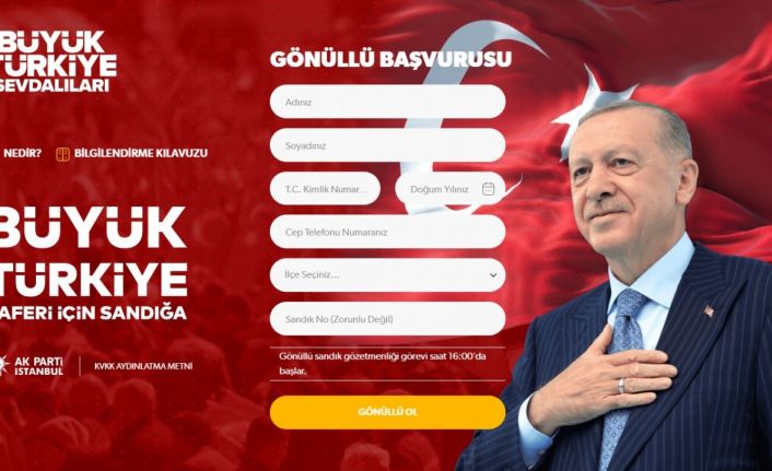 AK Parti İstanbul’dan vatandaşlara sandıklarda "gönüllü görev" daveti