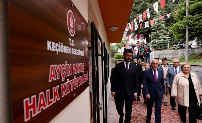 Atapark Ayçin Akkaş Kütüphanesi hizmete açıldı