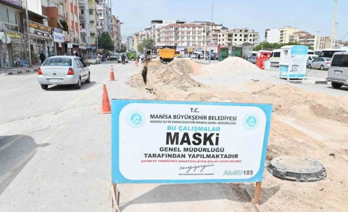 Avni Gemicioğlu Caddesi’nde altyapı çalışmaları devam ediyor