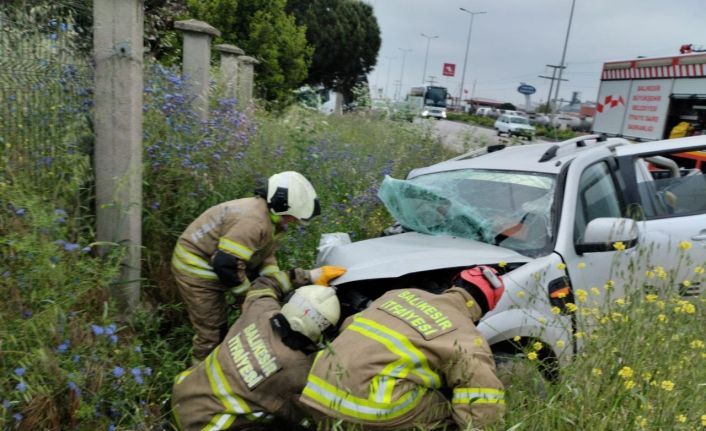 Bandırma’da trafik kazası: 1 ölü, 3 yaralı