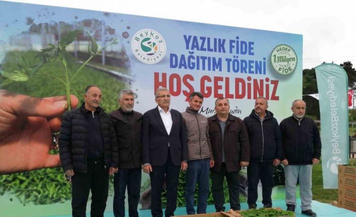 Beykozlu 11 üreticiye 25 bin fide dağıtıldı