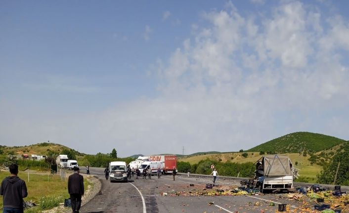 Bingöl’de tır kamyonetle çarpıştı: 1 ölü, 1 yaralı