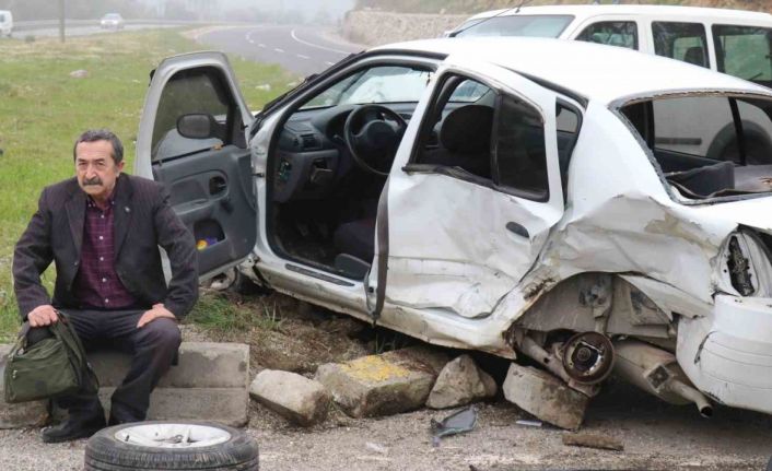 Bolu’da feci kaza kameraya yansıdı: 2’si ağır 7 yaralı