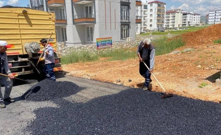 Bozulan yollar düzeltiliyor