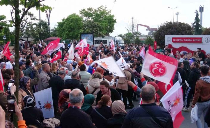 Giresun’da, “Giresun karşılamalı” seçim sevinci