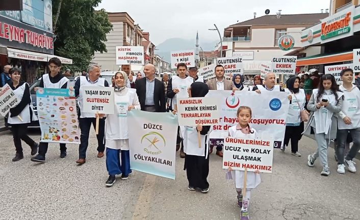 Hastalıklara dikkat çekmek için yürüyüş düzenlendi