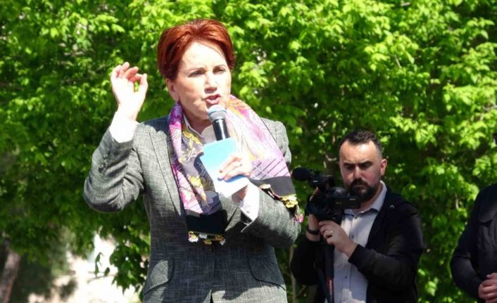 İYİ Parti Genel Başkanı Akşener, Çanakkale’de vatandaşlara seslendi