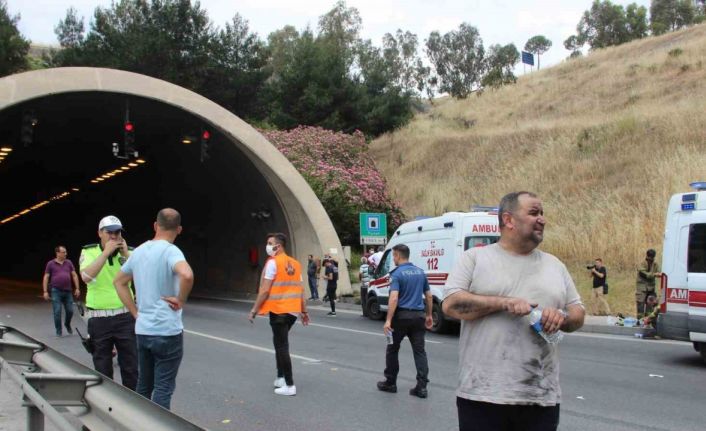 İzmir’de otoyol tünelindeki yangında yaralı sayısı 25’e yükseldi