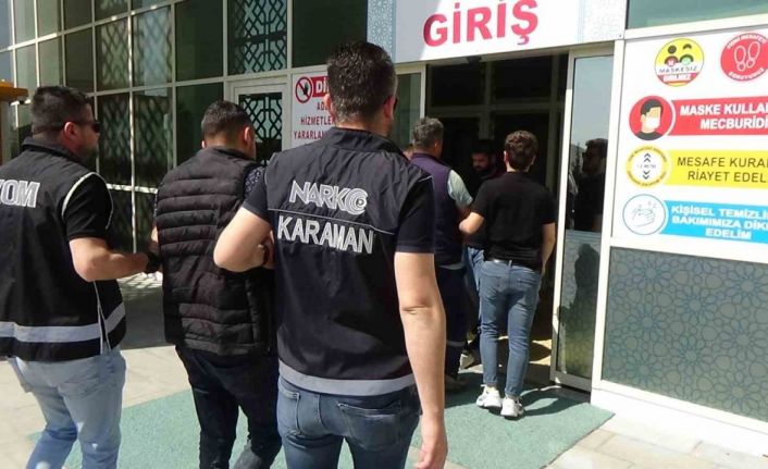 Karaman’da uyuşturucudan gözaltına alınan 2 kişi tutuklandı