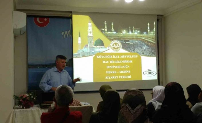 Köyceğizli hacı adaylarına aşı yapıldı