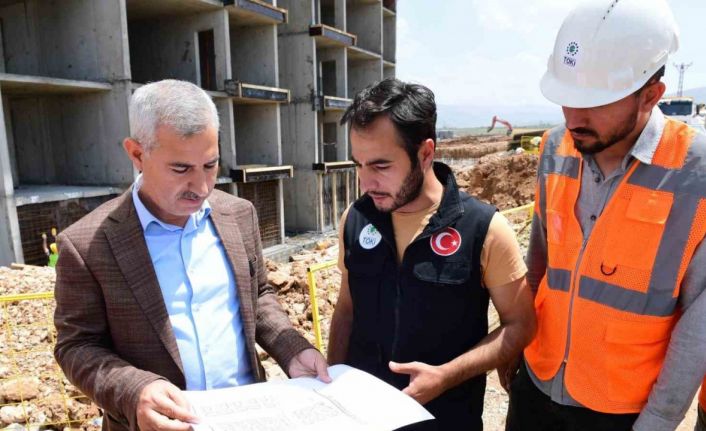 Malatya’da kalıcı konutlar hızla yükseliyor