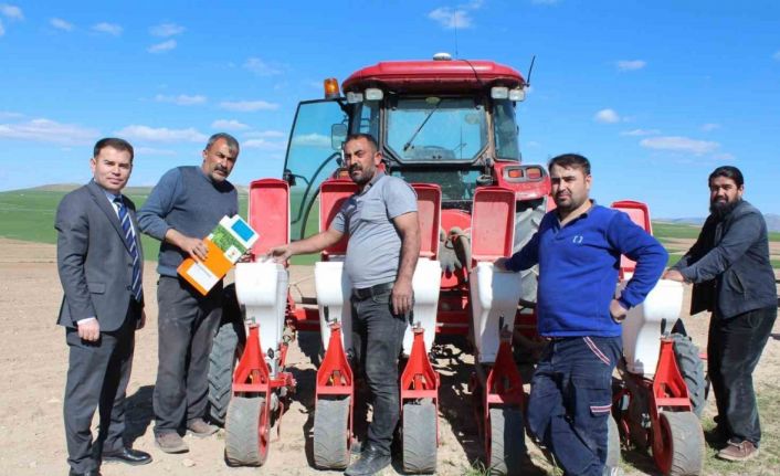 Mikoriza mantarı ile ekimler yapıldı