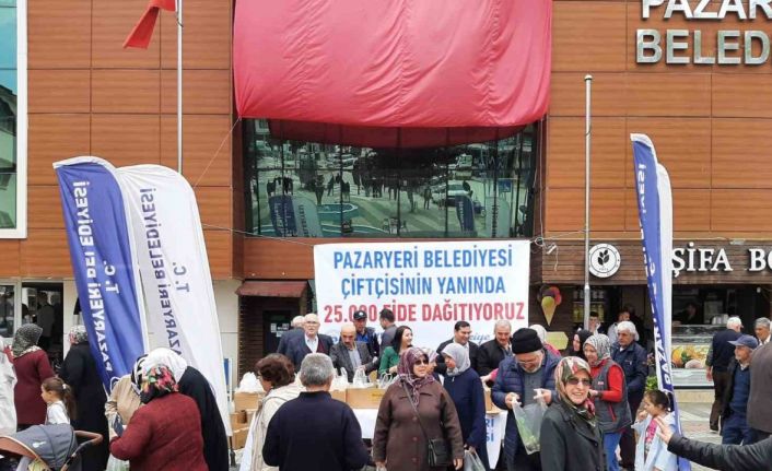 Pazaryeri Belediyesinden çiftçiye destek