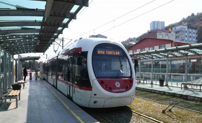 Samsun’da tramvaylar 4 ayda 7 milyon 350 bin yolcu taşıdı