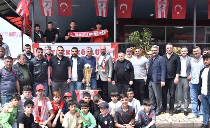 Samsunspor’un şampiyonluk kupası Tekkeköy’de