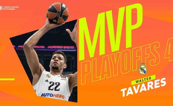 THY Euroleague play-off 4. maçların MVP’si Walter Tavares oldu