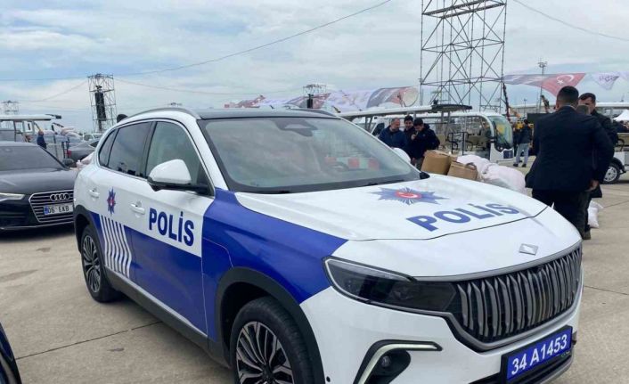 Togg polis arabası olarak ilk kez görüntülendi