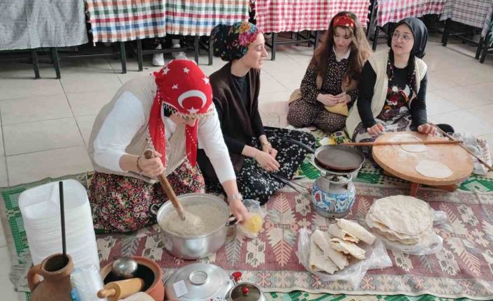 Yöresel Lezzetler Yarışması’nda renkli anlar