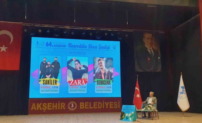64. Uluslararası Akşehir Nasreddin Hoca Şenliği programı açıklandı