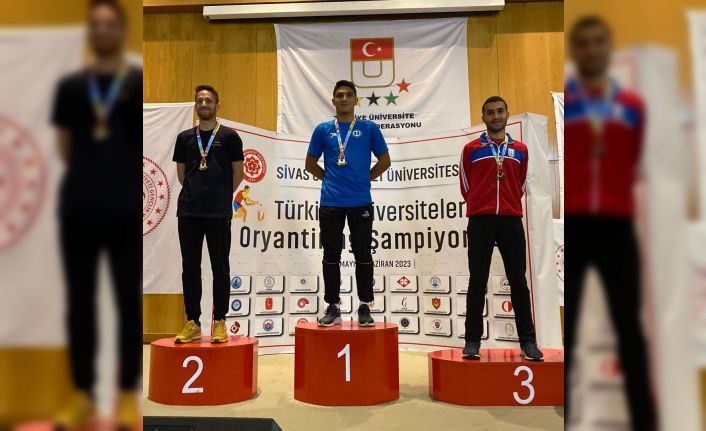 Anadolu Üniversitesi Oryantiring sporcusu altın madalya ile döndü
