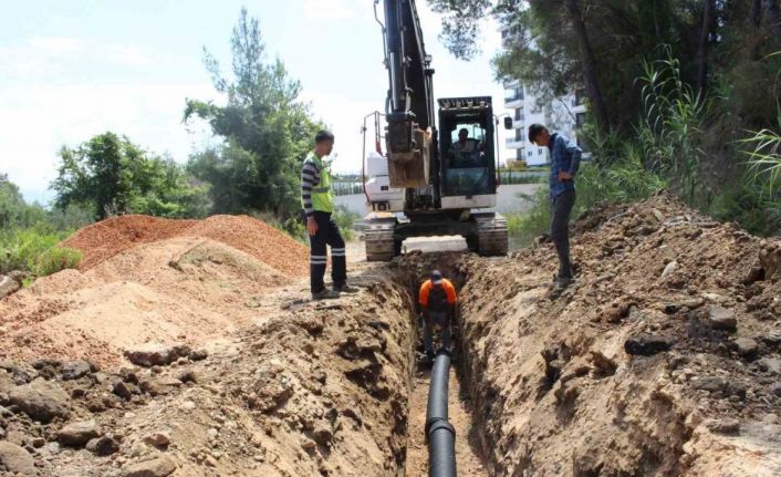 ASAT’tan Manavgat’ta kanalizasyon çalışması
