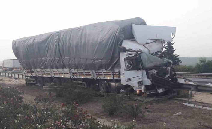 Baba ve oğlu trafik kazasında yaralandı