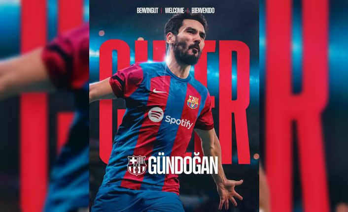 Barcelona, Türk asıllı Alman futbolcu İlkay Gündoğan’ı kadrosuna kattığını açıkladı.