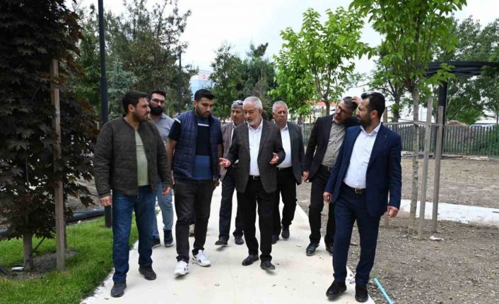 Başkan Başdeğirmen, Millet Bahçesindeki çalışmaları inceledi