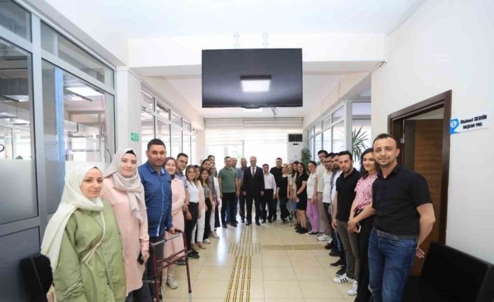 Başkan Örki, Pamukkale Belediyesi ailesiyle bayramlaştı