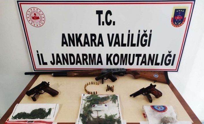 Başkentte çok sayıda çeşitli uyuşturucu madde ele geçirildi