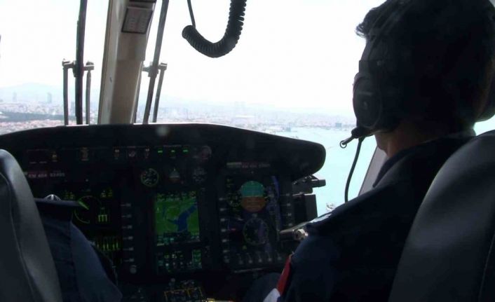 Bayram öncesi İstanbul trafiği havadan denetlendi