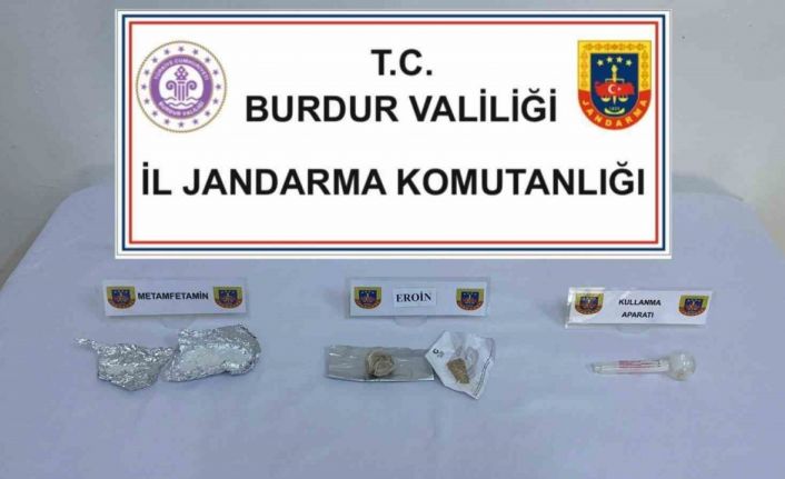 Burdur’da 34 gram uyuşturucu ele geçirildi