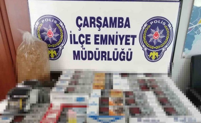 Çarşamba’da kaçak sigara operasyonu