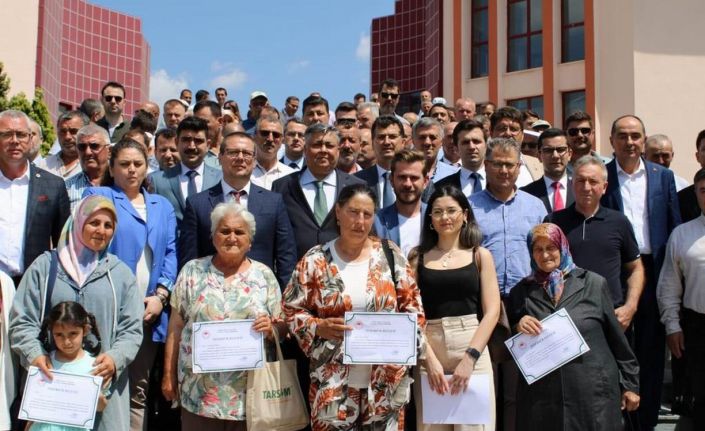 Deprem bölgesine yardım edenlere teşekkür belgesi