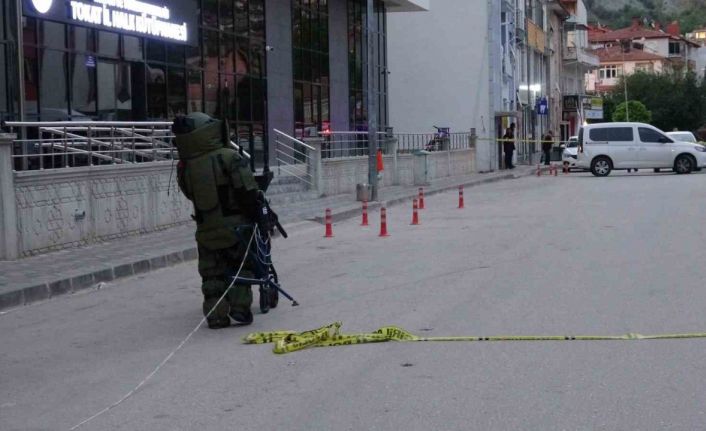 Ekipleri harekete geçiren yemek kazanı fünye ile patlatıldı