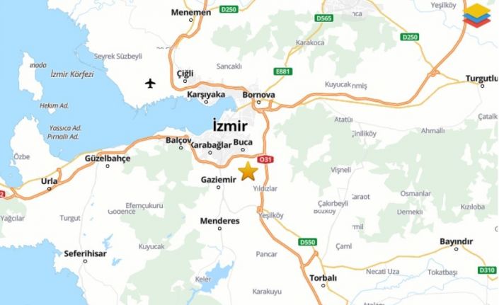 İzmir’de 3,3 büyüklüğünde deprem