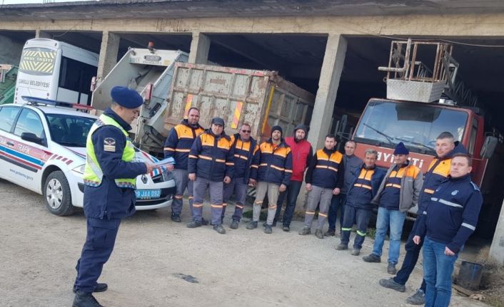 Jandarmadan trafik güvenliği eğitimi