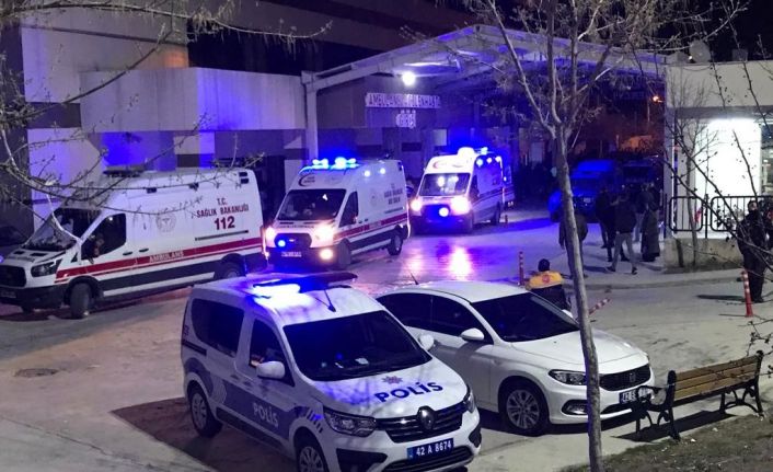 Konya’da silahlı kavga: 8’i polis 12 kişi yaralandı