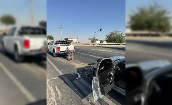 Mardin Nusaybin’de maddi hasarlı kaza