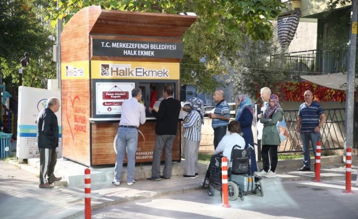 Merkezefendi Halk Ekmek büfe sayısı 15’e yükseldi