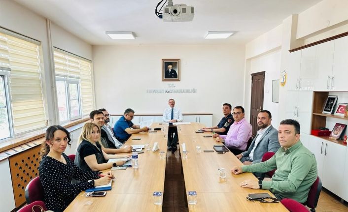 Orman yangınları ile mücadele komisyon toplantısı yapıldı