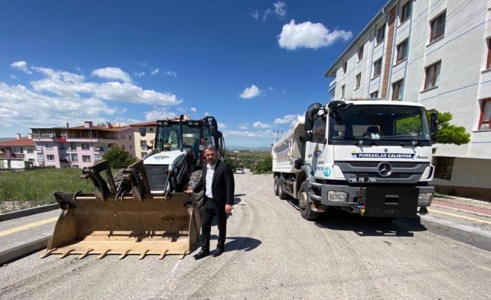 Pursaklar’da sokaklar yeni görünümüne kavuşuyor
