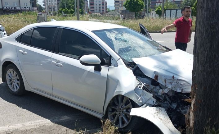 Samsun’da trafik kazası: 3 yaralı