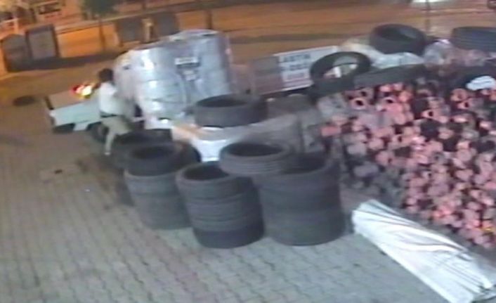 Sulama borusu çalan 2 hırsızlık şüphelisi yakalandı